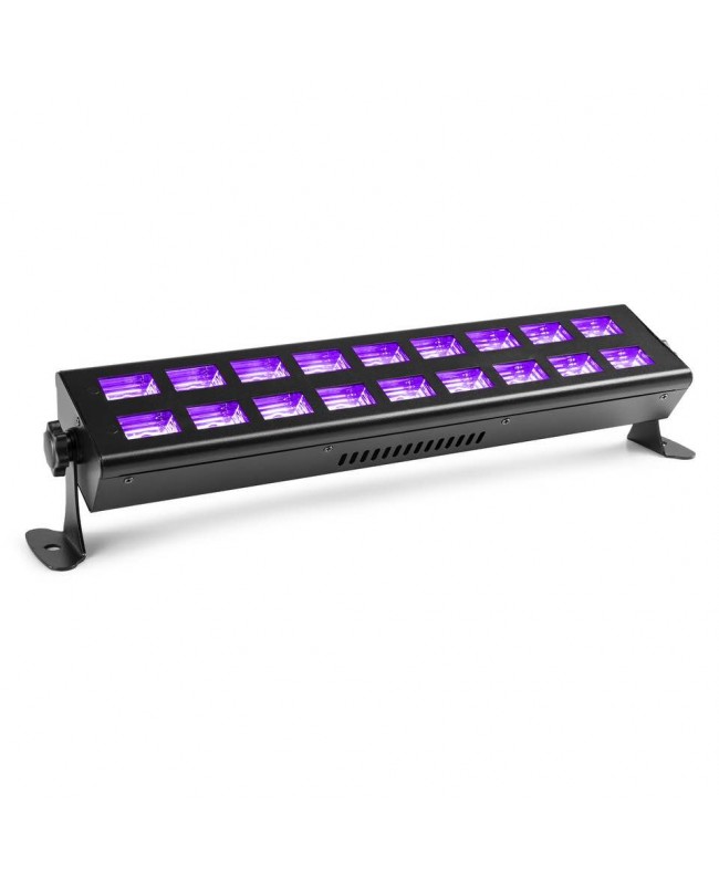 beamZ BUV293 UV-Leiste 2x 9 LEDs Schwarzlicht