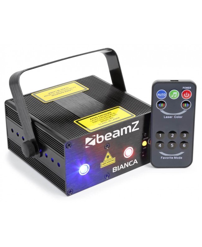 beamZ Bianca Double Laser RGB Gobo IRC Laser