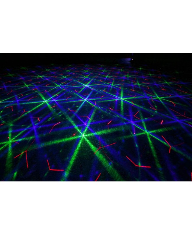 beamZ Weißes Doppel-Laser-RGB-Gobo IRC Laser