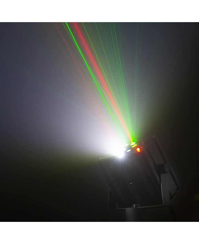 beamZ Acrux 4way R/G Laser RGBW Gobo IRC Laser