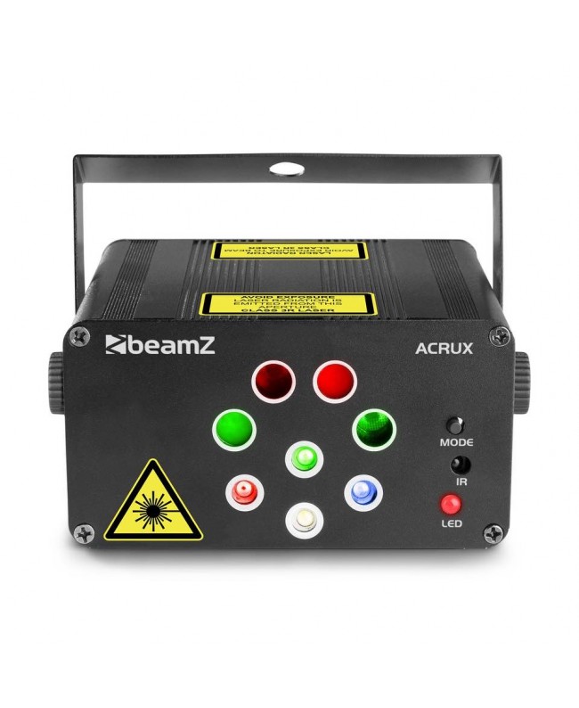 beamZ Acrux 4way R/G Laser RGBW Gobo IRC Laser