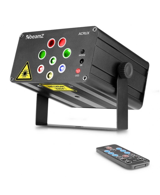 beamZ Acrux 4way R/G Laser RGBW Gobo IRC Laser