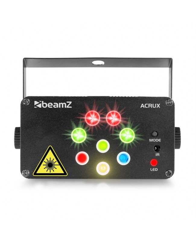 beamZ Acrux 4way R/G Laser RGBW Gobo IRC Laser