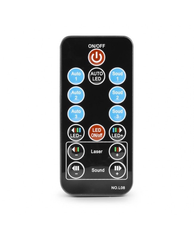 beamZ Acrux 4way R/G Laser RGBW Gobo IRC Laser