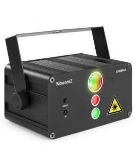 beamZ Athena Laser R/G Gobo RGB IRC Batt Laser