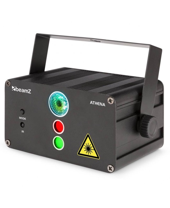 beamZ Athena Laser R/G Gobo RGB IRC Batt Laser