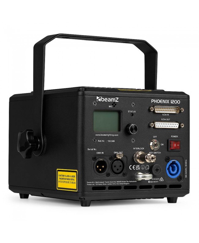 beamZ Phoenix 1200 Reiner Diodenlaser RGB Laser