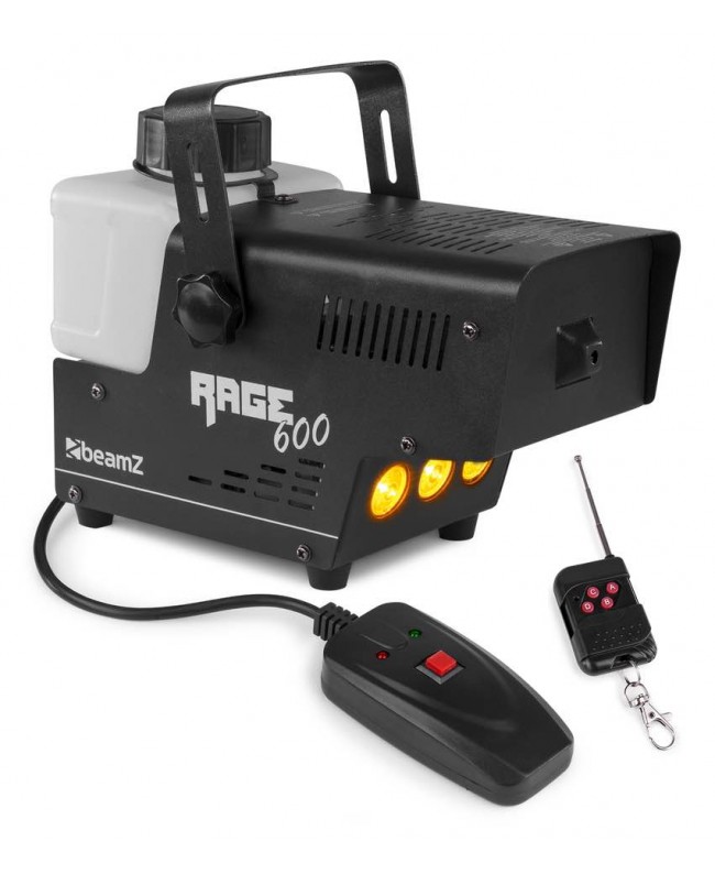 beamZ Rage600LED Smokemachine LED 3x1W Wi Fog machines