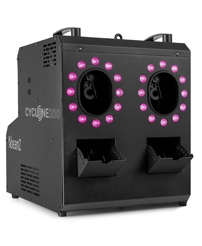 beamZ Cyclone 200 Dual Bubble Smoke LED IP Bubble Machines