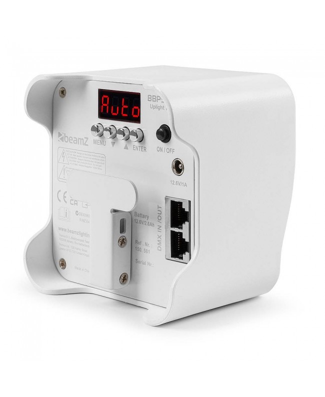beamZ BBP90W Uplight 4x4W 4in1 DMX IRC wht Battery Lights