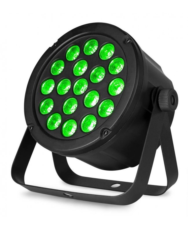 beamZ SlimPar45 18 x 3W 3in1 RGB DMX PAR LED