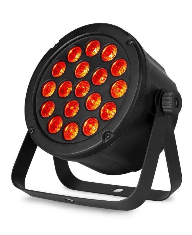 beamZ SlimPar45 18 x 3W 3in1 RGB DMX PAR LED