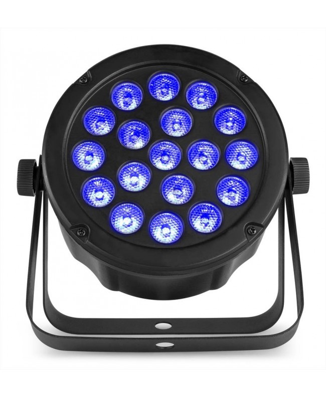 beamZ SlimPar45 18 x 3W 3in1 RGB DMX LED PAR