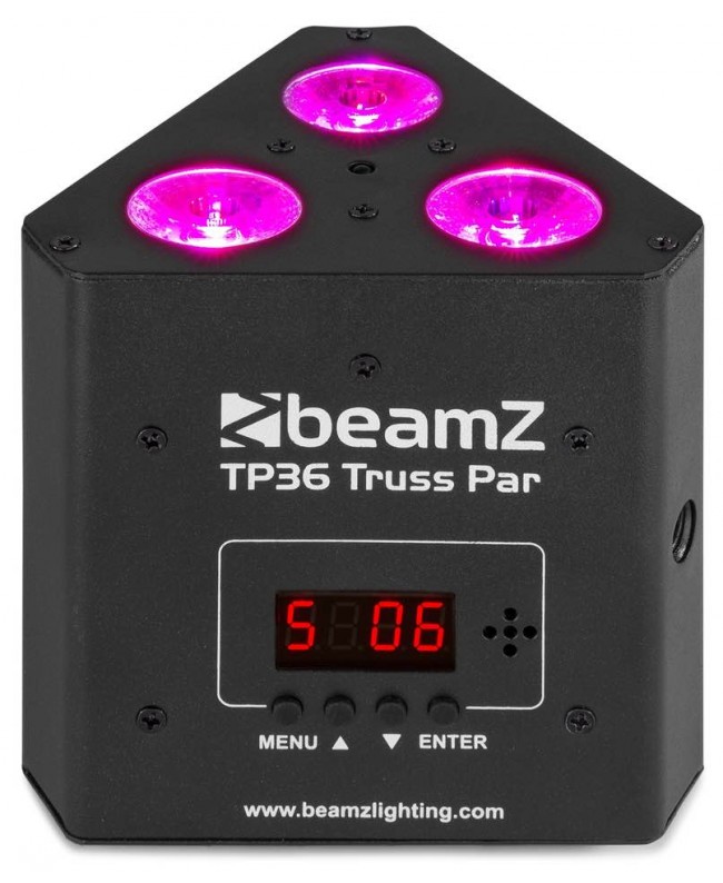 BeamZ TP36 Truss Par 3 x 4W 4in1 RGB-UV D Fari LED a batteria