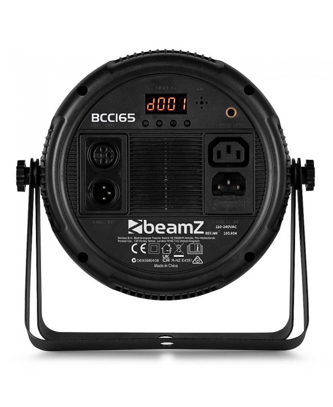 beamZ BCC165 FlatPar 14x4W 6in1 DMX IRC PAR LED