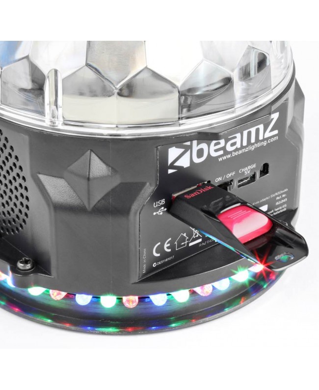 beamZ PLS10 Jellyball with speaker BT Effetti LED
