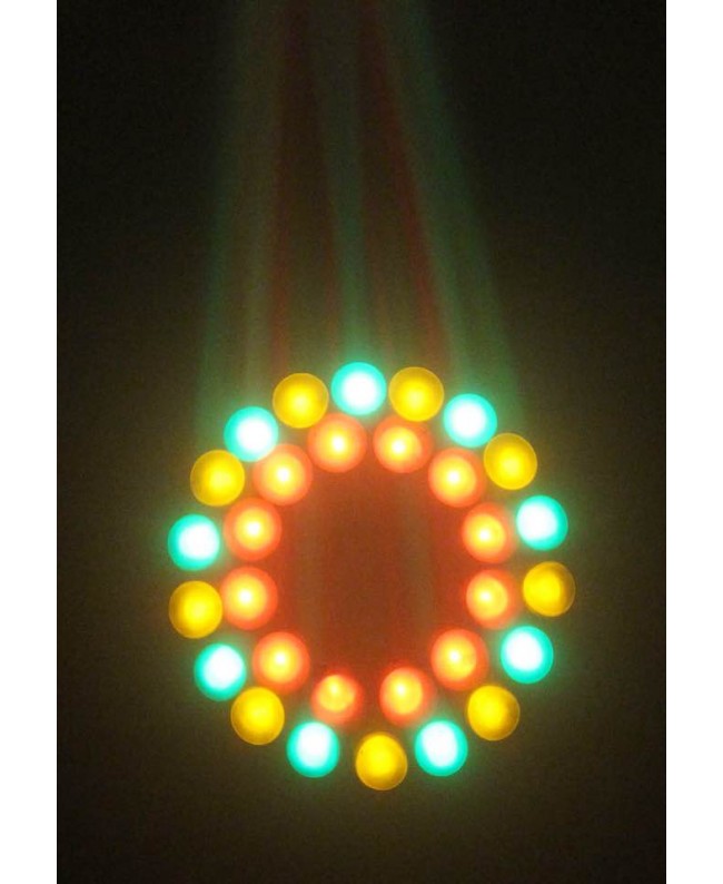 beamZ LED Moon Flower RGBWA SC BLK LED Effects