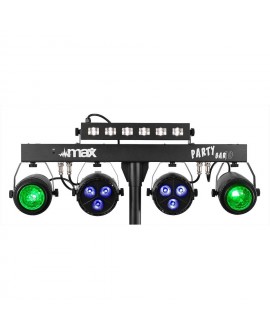 beamZ PartyBar10 2xJellym.2xPAR3LED 6xLED Effetti LED