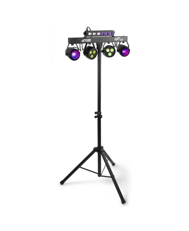 beamZ PartyBar10 2xJellym.2xPAR3LED 6xLED Effetti LED