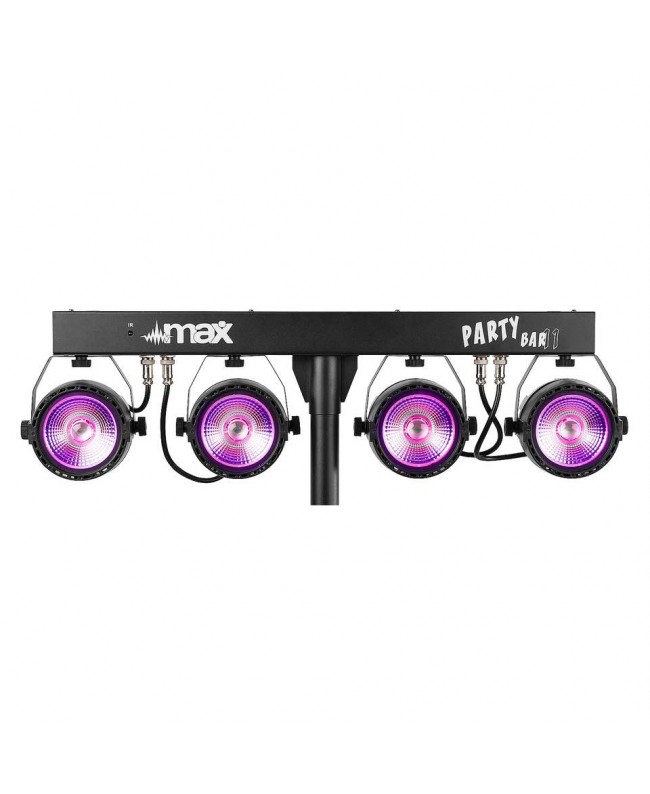 beamZ PartyBar11 4 x COB 20W RGB IRC Stan LED Effekte