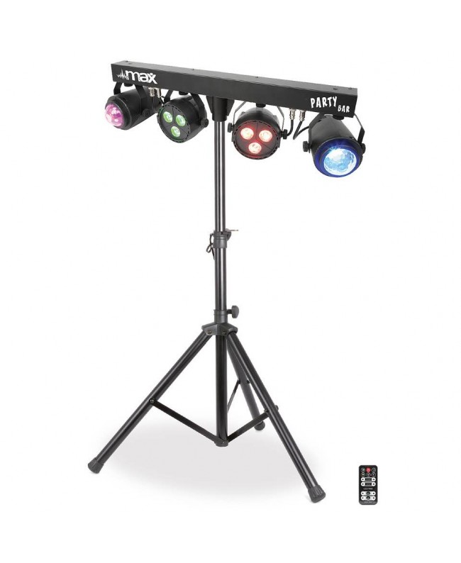 beamZ PartyBar1 2PAR 3x4in1LED+2 JellyB LED Effects