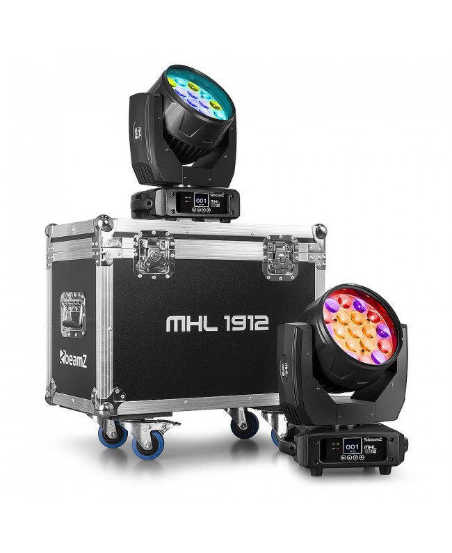 beamZ MHL1912 MovHead Wash Zoom 2pcs FC Movinglights Wash