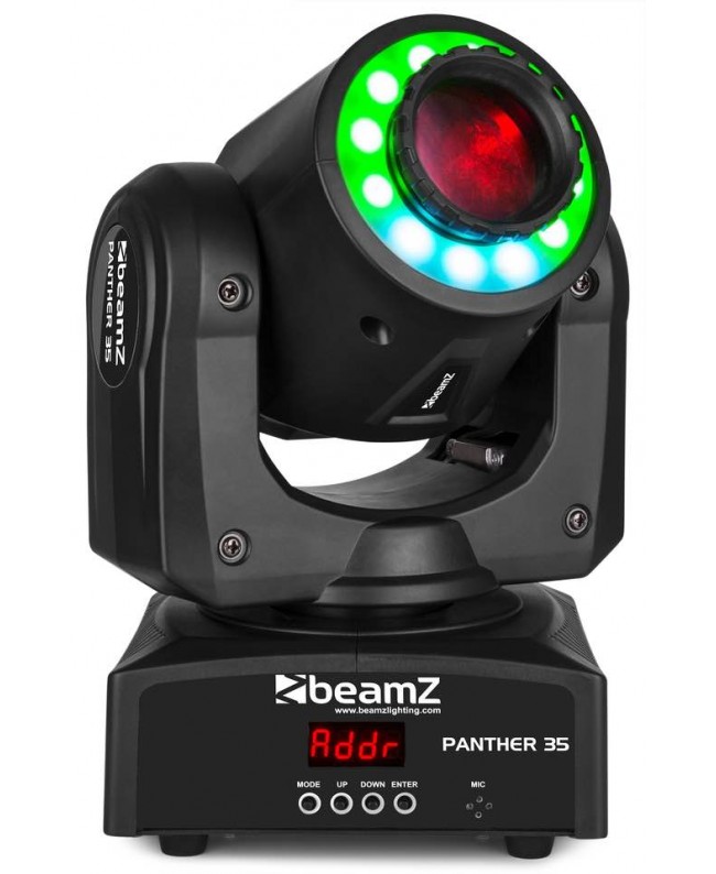 beamZ Panther 35 LED Spot Mov.Head+ring Teste mobili Spot