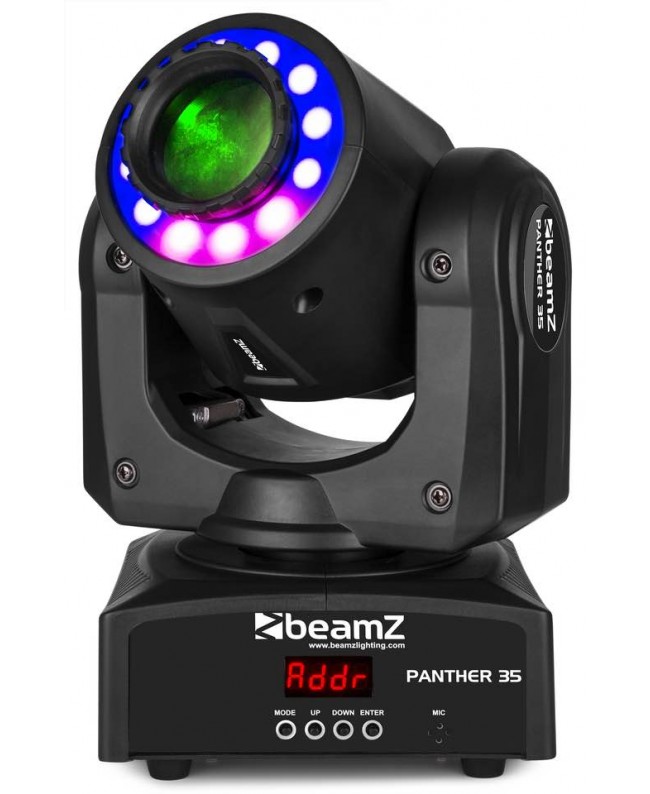 beamZ Panther 35 LED Spot Mov.Head+ring Movinglights Spot