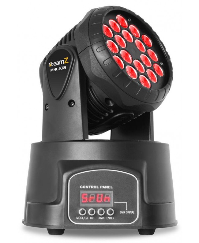 beamZ MHL108MK3 Wash 18x 3-1 RGB 11 DMX Movinglights Wash