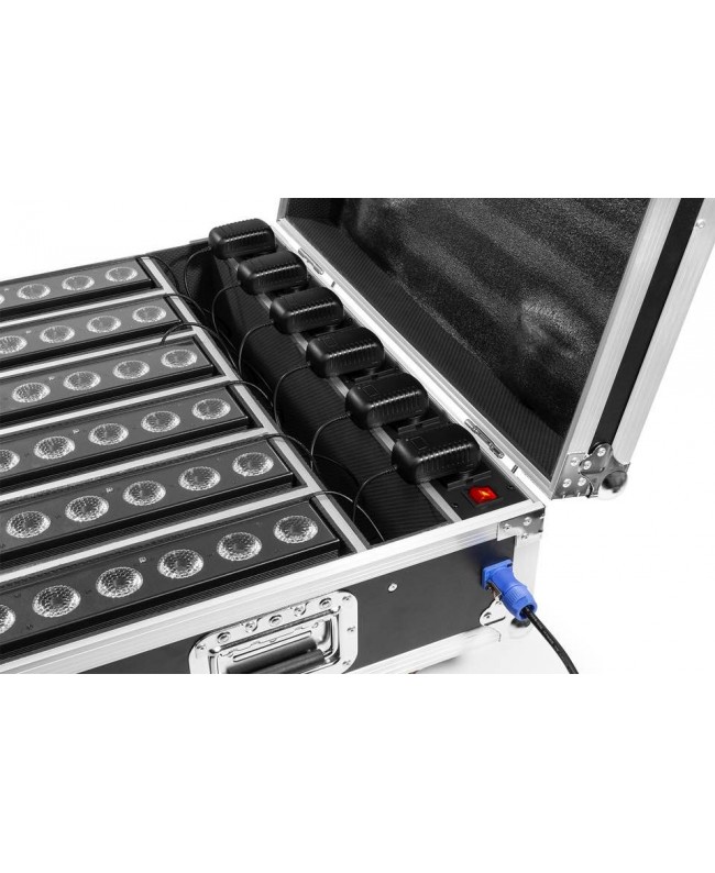 beamZ FCC12 FlightCase for 6x BBB612 Char Scheinwerfer-Cases
