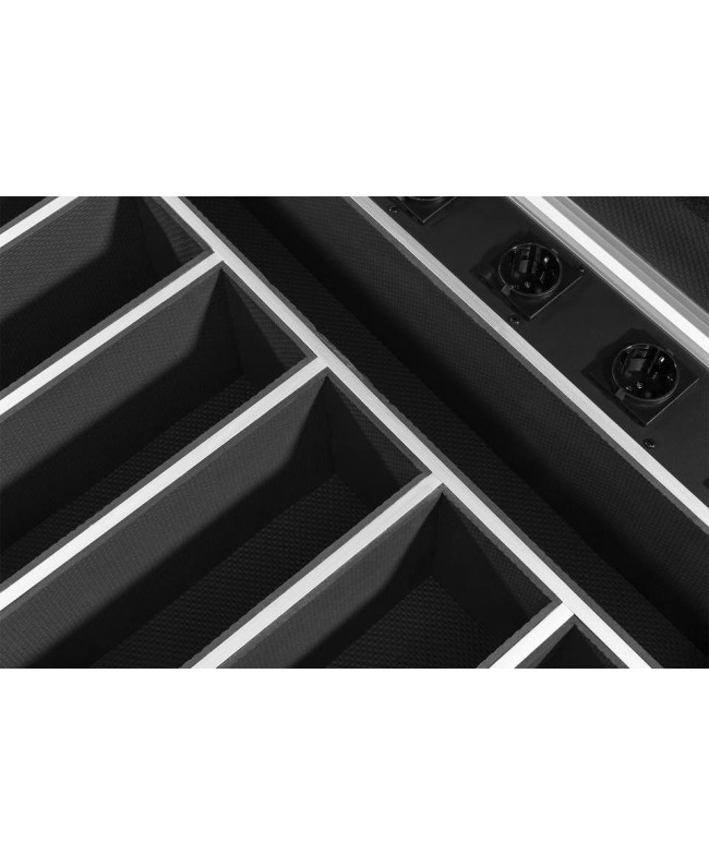 beamZ FCC12 FlightCase for 6x BBB612 Char Cases for spotlights