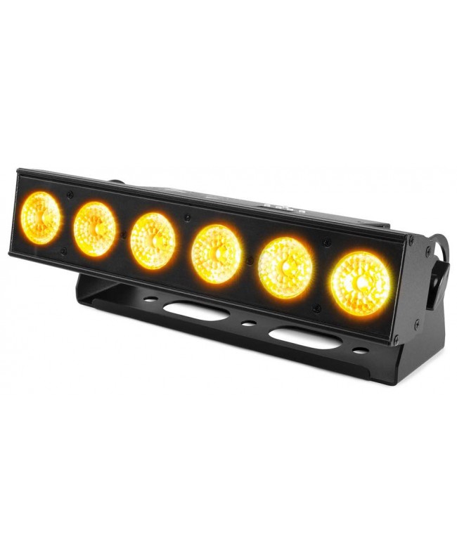 beamZ BBB612 LED Bar 6x12W 6in1 LiBatt. Fari LED a batteria