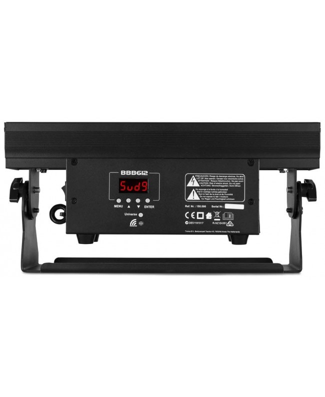 beamZ BBB612 LED Bar 6x12W 6in1 LiBatt. Battery Lights