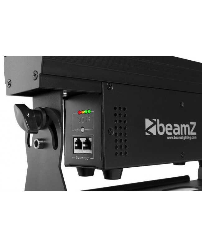 beamZ BBB612 LED Bar 6x12W 6in1 LiBatt. Battery Lights