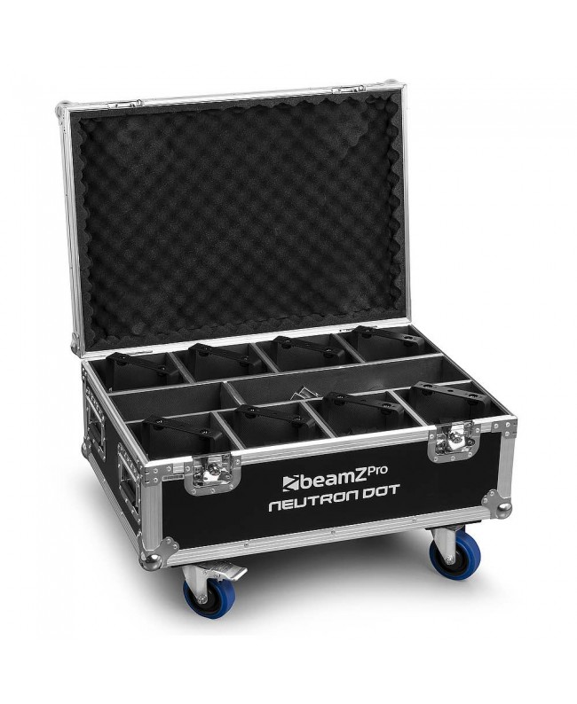 beamZPro FL-DOT Flightcase for 8xNeutron-Dot Cases for spotlights