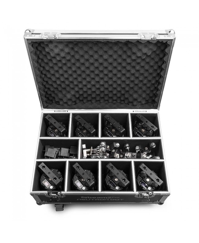 beamZPro FL-DOT Flightcase for 8xNeutron-Dot Cases for spotlights