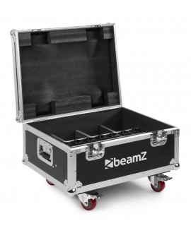 beamZPro FCC10 FlightCase for 8x BBP54xCharg Cases for spotlights