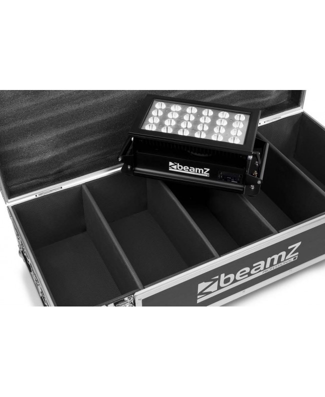 beamZPro FL4 Flightcase4pcs StarColor240-360 Cases for spotlights