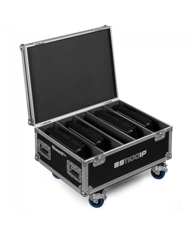 beamZPro FLCBS04 Flightcase for BS1100IP 4 pcs Scheinwerfer-Cases
