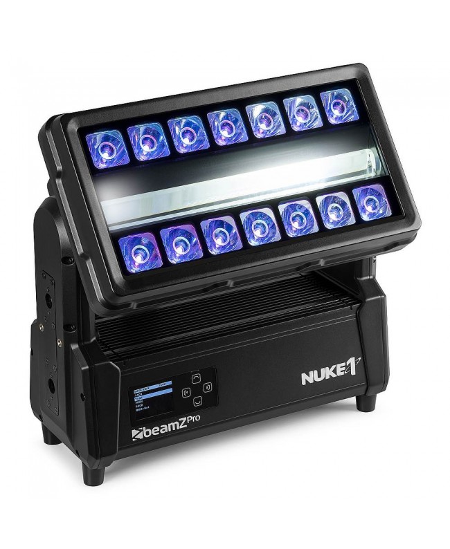 beamZPro Nuke1 MH Strobe IP65 14x40W+96x10W Strobes