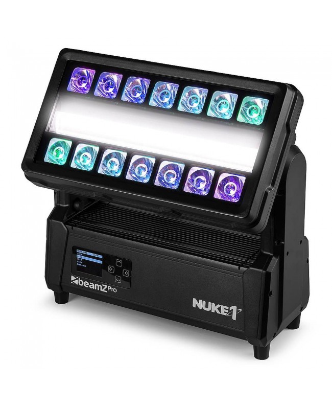 beamZPro Nuke1 MH Strobe IP65 14x40W+96x10W Strobo