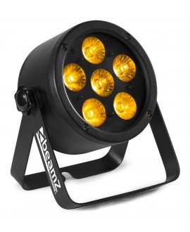 BeamZPro BAC302 ProPar Alu6 x12W6-1RGBWA-UV LED PAR