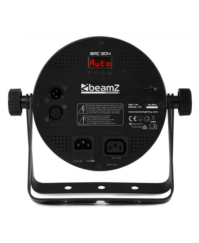 BeamZPro BAC304 ProPar Alu 12 x 8W 4-1 RGBW LED PAR