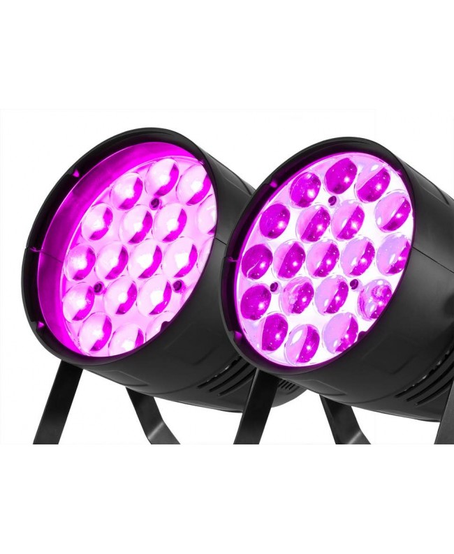 BeamZPro BAC550Z ProPar Alu Zoom 19x15W RGBW LED PAR