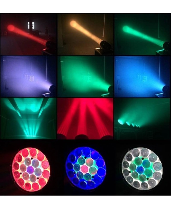 BeamZPro BAC550Z ProPar Alu Zoom 19x15W RGBW LED PAR