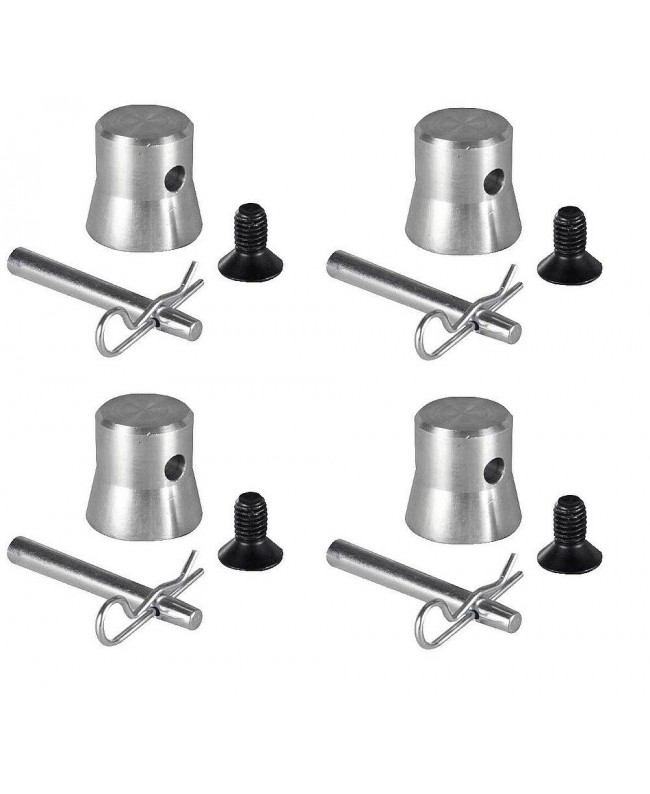 beamZPro P24 DECO Truss Base Plate Couplers 4pcs Serie Deco a sezione quadra