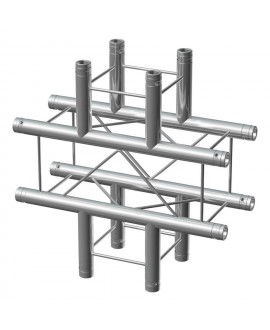 beamZPro P24-C41 DECO Tr.4way X junction+cpl Serie Deco a sezione quadra