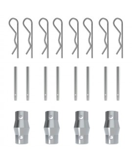 beamZPro P24 DECO Truss Conn.Set 4 kpl, 8 cl Deko-Viereck