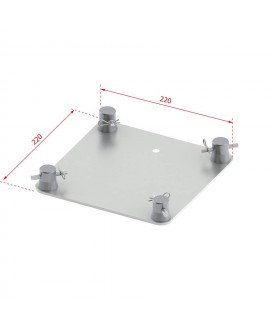 beamZPro P24 DECO Truss Base Plate Complete Deco Square