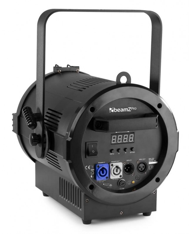 BeamzPro BTF200Z Fresnel Zoom 200W White LED Fari Fresnel